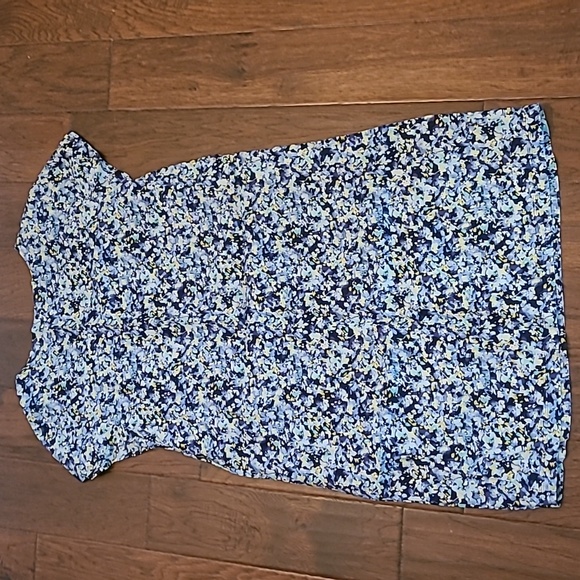 J Jill 100% linen dress with floral design size Large - Picture 2 of 8